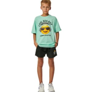 Body Action Παιδικό Cool Emoji T-shirt για Αγόρια Glass Πράσινο