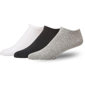 X-Code Παιδικές Technical No-Show Κάλτσες Λευκό / Μαύρο / Γκρι 3 Ζεύγη