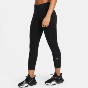 Nike Γυναικείο Cropped Κολάν Dri-Fit One Μαύρο