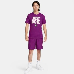 Nike Αντρικό T-Shirt Just Do It Μωβ