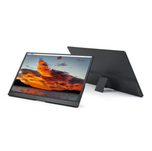 15.6inch Monitor with Stand, Thin and Light Design, IPS screen, 1920 × 1080 Full HD, 100%sRGB High Color Gamut, No Touch