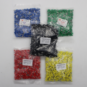 VE1008 Pre-Insulated Terminals BrassTube 1000pcs Yellow