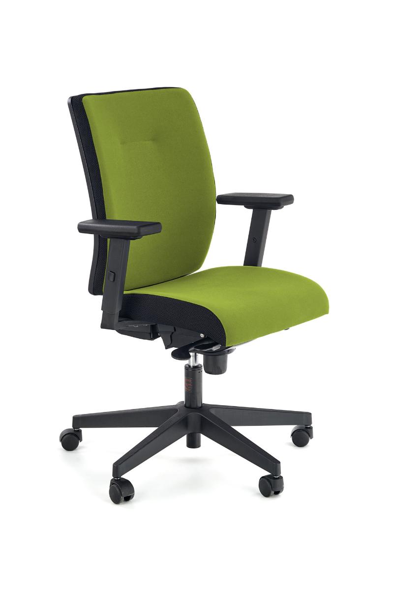 POP office chair, color: black / green DIOMMI V-NS-POP-FOT-ZIELONY