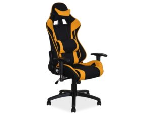 Καρέκλα Gaming VIPER Μαύρη / Κίτρινη 70Μx49Πx127Υ