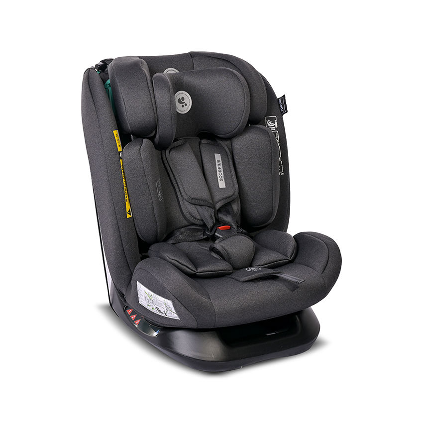 Κάθισμα Αυτοκινήτου i-Size 40-150cm 0-36kg Scorpius Black Jasper Lorelli 10071752401 + Δώρο Αυτοκόλλητο Σήμα ”Baby on Board”
