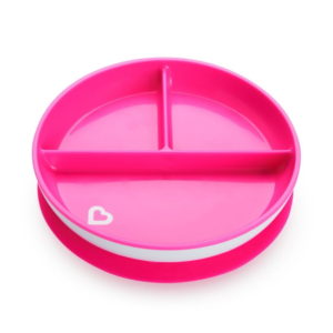 Παιδικό Πιάτο Με Βεντούζα 6m+ Suction Plate Pink Munchkin 11213