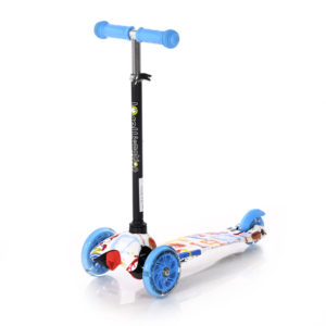 Πατίνι Scooter Mini Με Φωτιζόμενες Ρόδες Blue Tracery Lorelli 10390010018