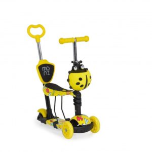 Μετατρεπόμενο Πατίνι Byox Lollipop Scooter 3 σε 1 Yellow (ΔΩΡΟ Φωτάκι Led)