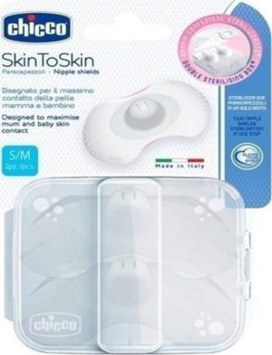 Ασπίδες Στήθους Σιλικόνης Skin to Skin S/M 2τμχ Chicco J63-09033-00
