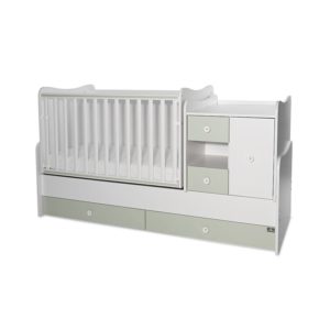 Πολυμορφικό παιδικό κρεβάτι Lorelli Minimax New White Milky Green 10150500040A