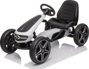 Παιδικό Αυτοκίνητάκι Go Kart με πετάλια XMX610 Mercedes-Benz Eva, White