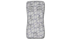 Στρωματάκι καροτσιού Greco Strom 3D Fiber Honeycomb Grey