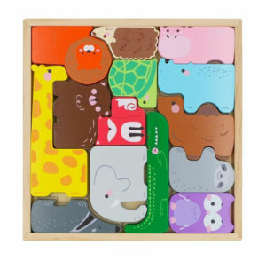 Moni Ξύλινο Παζλ Με Ζωάκια 3002 Wooden Animal Puzzle