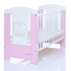 Just Baby Lucky Pink Βρεφικό Κρεβάτι 60Χ120 Ροζ Χωρίς Συρτάρι 0+Μ JBF.31100.PINK