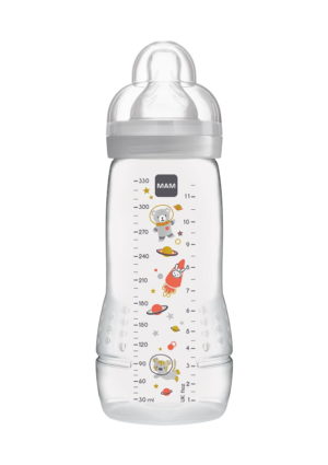 Mam Μπιμπερό Easy Active™ Baby Bottle 330ml 4+ μηνών Grey 361SU