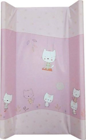 Αλλαξιέρα Σκληρή Lorelli 50x80 cm Pink Cats 1013015