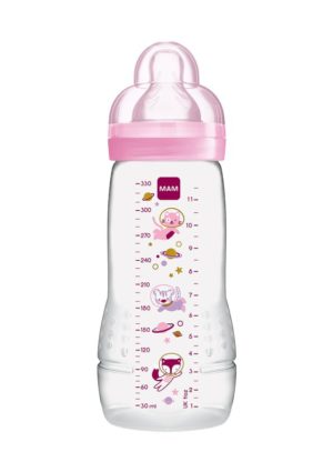 Mam Μπιμπερό Easy Active™ Baby Bottle 330ml 4+ μηνών Pink 361SG