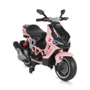 Παιδικό Ηλεκτροκίνητο Μηχανάκι Scooter 12V Moni Rimini V6RR Pink 3801005000968
