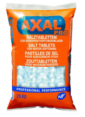 Αλάτι αποσκληρυντή σε ταμπλέτες, AXAL Pro Γερμανίας,
