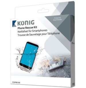 Kit αφαίρεσης υγρασίας για smartphones και κινητά KONIG CSS PRK 100 - Αποκατάσταση βρεγμένων συσκευών