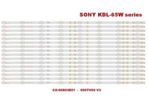 SONY KDL-65W805 SET LED BAR 16 PCS CX-65S03E01