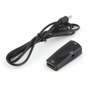 OEM Μετατροπέας με ήχο HDMI Male To VGA Female Converter Box Adapter With Audio Cable For PC HDTV LN
