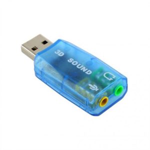 USB 2.0Mic Speaker 3D Soundkarte Audio Adapter 5.1 für Skype Konverter Adapter