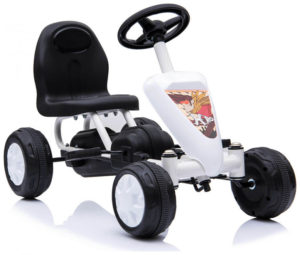Byox Colorado B003 Παιδικό αυτοκίνητο με Πετάλια Go Kart 18+ μηνών Λευκό 3800146230234