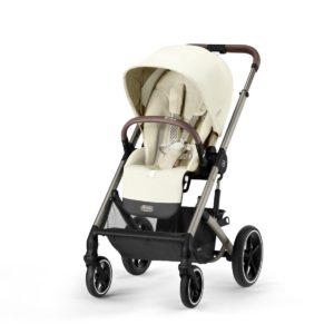 Cybex Balios S Lux Βρεφικό Καρότσι Taupe Frame 0-22kg Seashell Beige 522002565