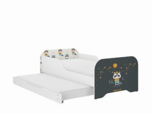 Παιδικό Κρεβάτι Miki 2 in 1 με Συρτάρι & 2η θέση ύπνου 160 x 80 cm + Δώρο 2 Στρώματα - Badger