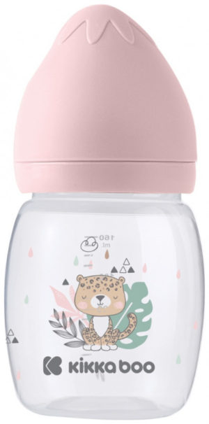 Kikka Boo Πλαστικό Μπιμπερό 260 ml BPA Free 0+ Μηνών Savanna Pink 31302020097