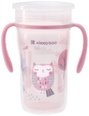 Kikka Boo Sippy cup 360° Εκπαιδευτικό Κύπελλο 300ml 12+μ - Owl 31302030050