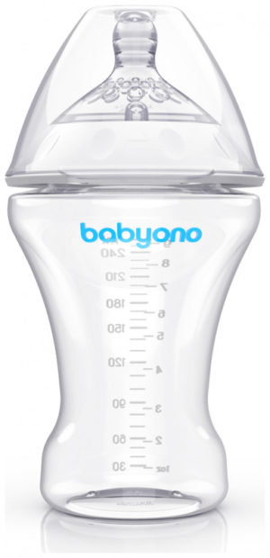Babyono Natural nursing Πλαστικό Μπιμπερό 260ml 0+μηνών Anti Colic BN1451