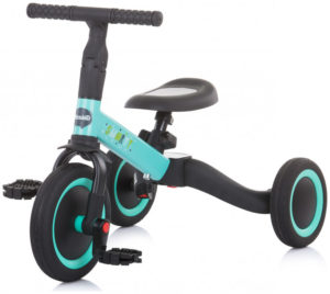 Chipolino Smarty 2 in 1 Μετατρεπόμενο Τρίκυκλο Ποδήλατο 12+ μηνών - Mint TRKSM0205MT