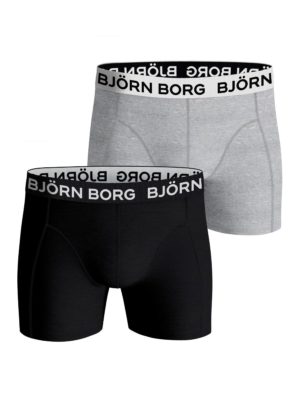 Bjorn Borg Εσώρουχο Ανδρικό 2τεμ. - Essential 2piece - Black/Grey