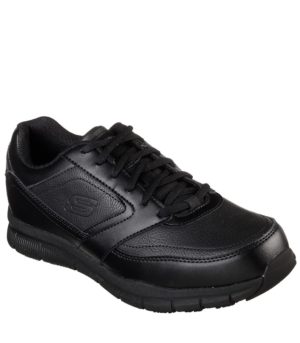 Skechers Παπούτσι Ανδρικό - Work Relaxed Fit: Nampa SR 77156-BLK- Black