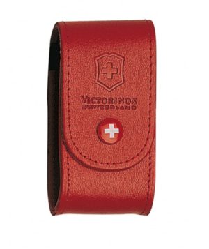 Victorinox Big Leather Belt Pouch Red 5-8 Layers