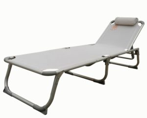 Unigreen Beach Bed Aluminum - Textilene 2x1