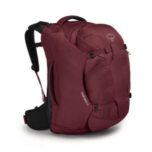 Osprey Backpack Fairview 55 Travel Pack Women s Zircon Red