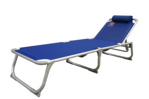 Unigreen Beach Bed Aluminum - Textilene 2x1