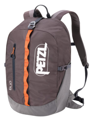 Petzl Bug Backpack For Single Day Multi Pitch Climbing Grey