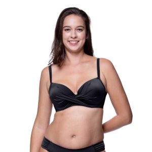 DORINA Μαγιό Bikini Τοπ Azores Eco με Μπανέλα - Μαύρο