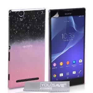 YouSave Accessories Θήκη για Sony Xperia T2 Ultra by YouSave ροζ και screen protector (200-100-004)