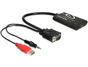 Delock Delock HDMI to VGA Adapter w/Audio (62407)
