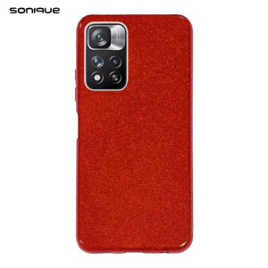 Θήκη Σιλικόνης Sonique Shiny για Xiaomi - Sonique - Κόκκινο - Redmi Note 11 Pro Plus 5G