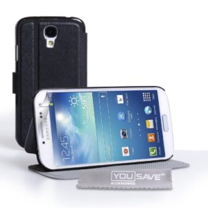 YouSave Accessories Θήκη-πορτοφόλι Samsung Galaxy S4 by Yousave και screen protector