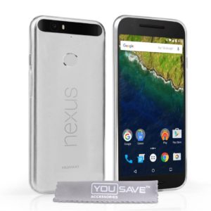 YouSave Accessories Διάφανη θήκη σιλικόνης για Huawei Nexus 6P by YouSave και δώρο screen protector