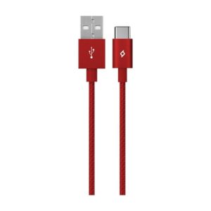 Ttec Ttec AlumiCable™ Type C Charge/Data Cable 1.20m Κόκκινο (200-107-166)