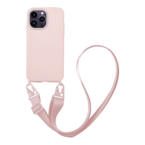 My Colors Θήκη CarryHang Liquid Silicone Strap Apple - My Colors - Ροζ - iPhone 14 Pro Max