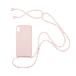 My Colors Θήκη Σιλικόνης με Κορδόνι CarryHang για Apple - My Colors - Ροζ - iPhone XS MAX